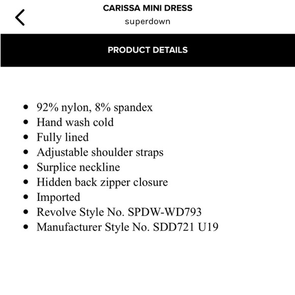 Superdown Carissa Mini Dress - Picture 10 of 12